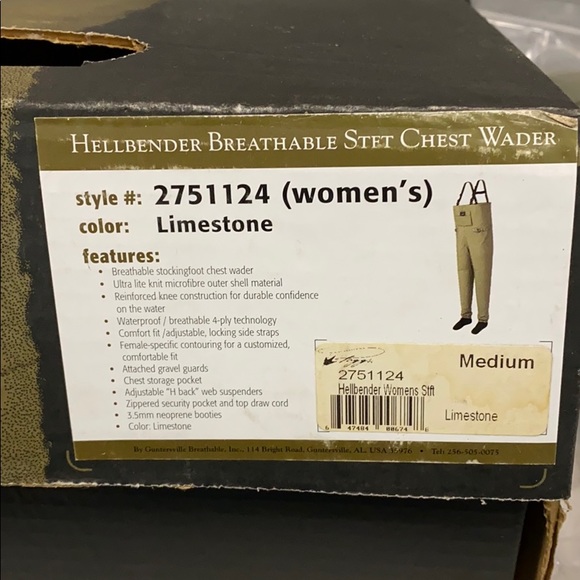 Hellbender Breathable Stft Chest Wader